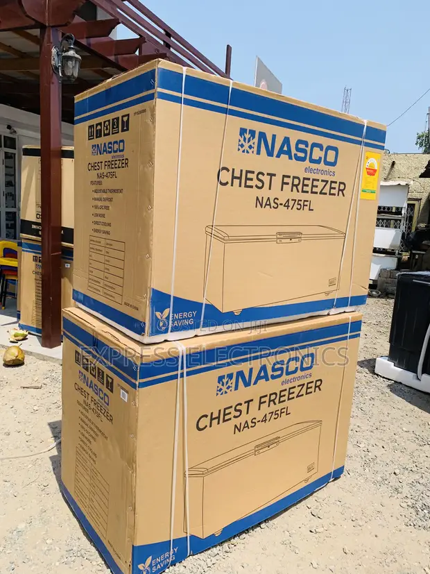 Nasco 400 Ltrs Chest Freezer - Black (NAS-475FL-B) - 1