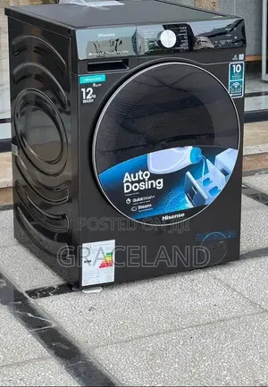 Original Hisense Automatic Dosing Washing Machine 12kg