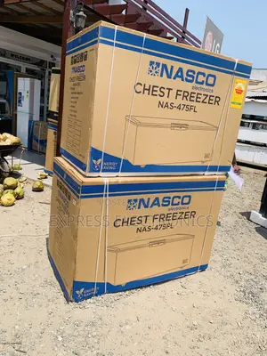 Nasco 400L Chest Freezer - Black (NAS-475FL-B)