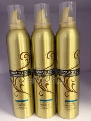 Novagold Styling Hair Mousse - Super Firm Hold