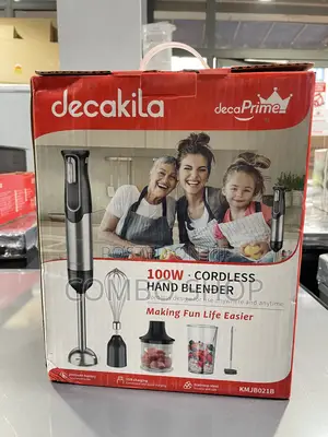 Decakila Cordless Hand Blender 100W 5-in-1