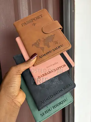 Genuine Leather Passport Covers & Bag Tags