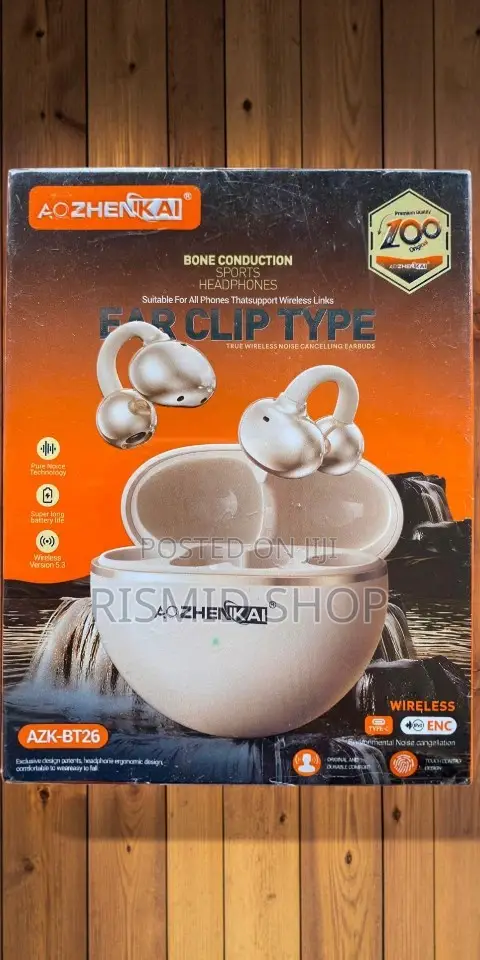 Ao Zhenkai AZK-BT26 Ear Clip Type Earphones - 1
