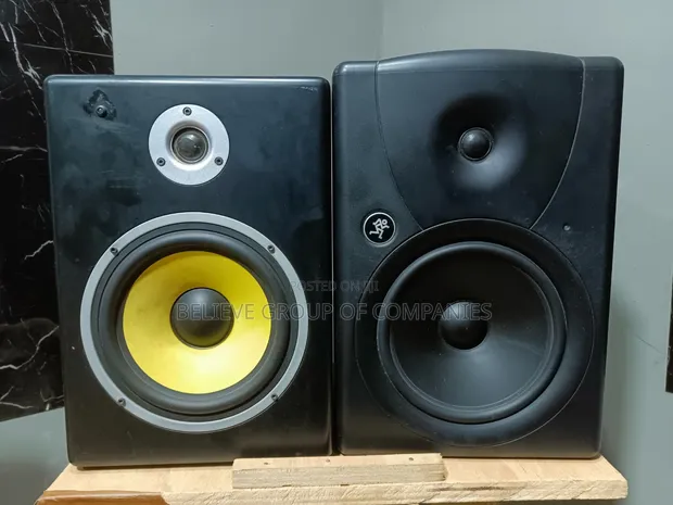 Mackie & KRK 8-inch Studio Monitors - 1