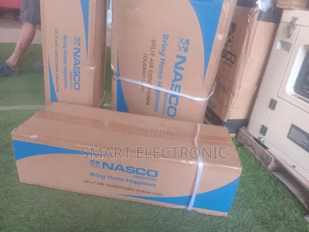 Original Nasco 1.5HP Split AC - Fast Cooling, 12,000BTU - 1