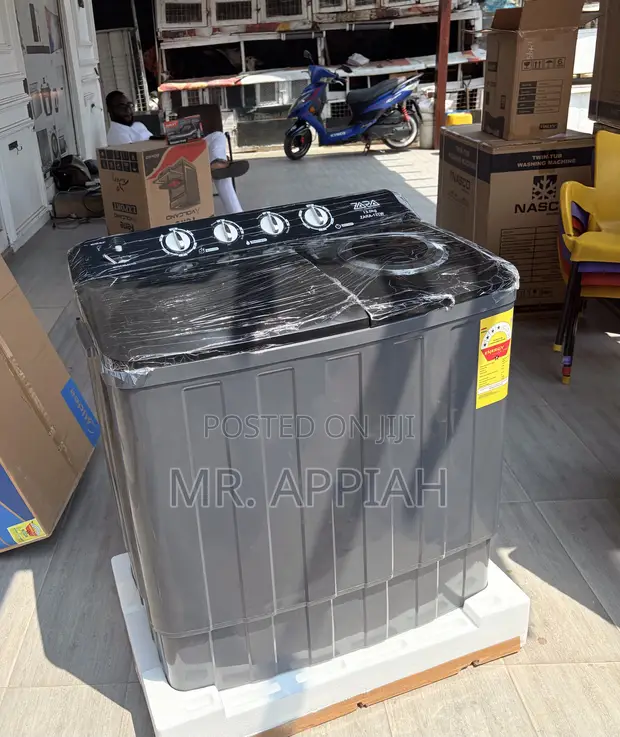 Zara 13kg Twin Tub Washing Machine (Black) - 1