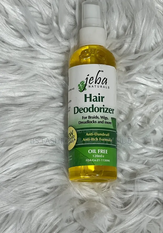 Jeba Naturals Hair Deodorizer - Anti-Dandruff, Anti-Itch (Oil-Free) - 1