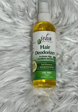 Jeba Naturals Hair Deodorizer - Anti-Dandruff, Anti-Itch (Oil-Free)