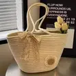 New Hand-Woven Cotton Tote Bag - 3