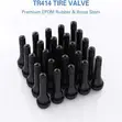 High Quality TR414 Tubeless Rubber Car Tire Valves (100 pcs) - 4