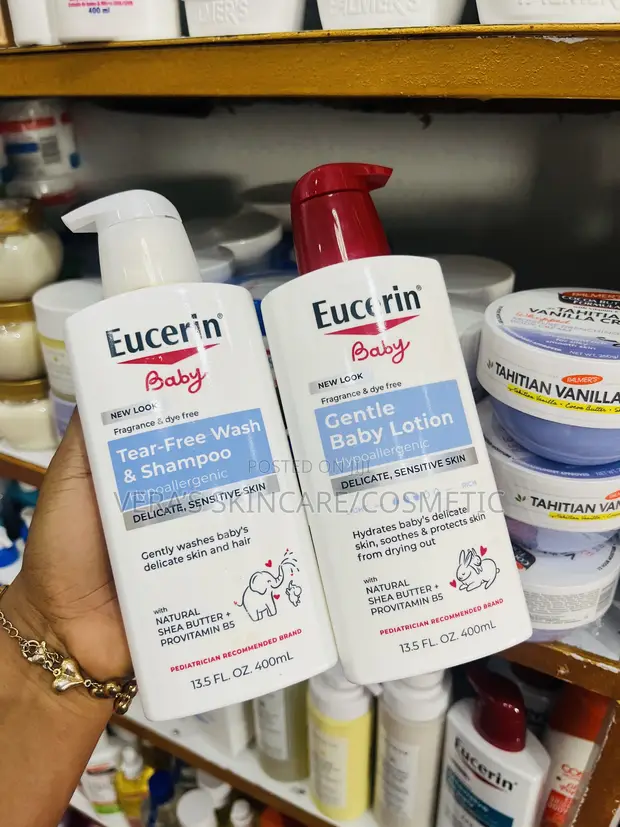 Eucerin Baby Lotion and Shampoo - 1