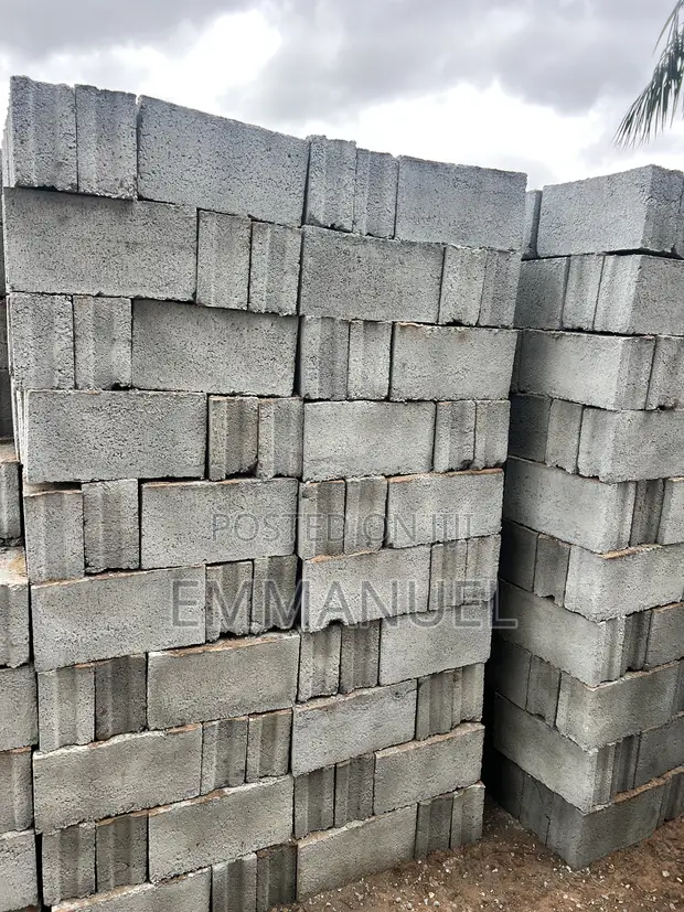 Strong 5" Cement Blocks for Building - 1