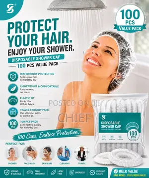 100 Disposable Shower Caps