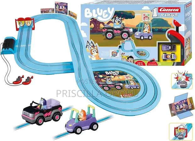 Carrera FIRST Bluey & Bingo Race Slot Car Set - 1