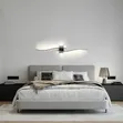 LED Wave Bedside Wall Lamp - 3-Color Dimmable - 4