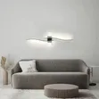 LED Wave Bedside Wall Lamp - 3-Color Dimmable - 5