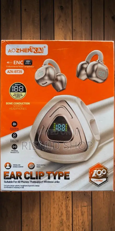 Ao Zhenkai AZK-BT25 Ear Clip Wireless Earphones - 1