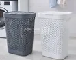 Modern Laundry Basket - White - 1