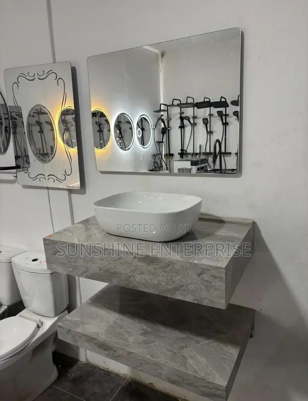 Marble Cabinet Basin 80cm - 1