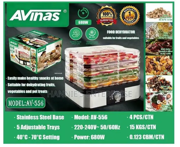 Avinas Model AV-556 Electric Food Dehydrator - 1