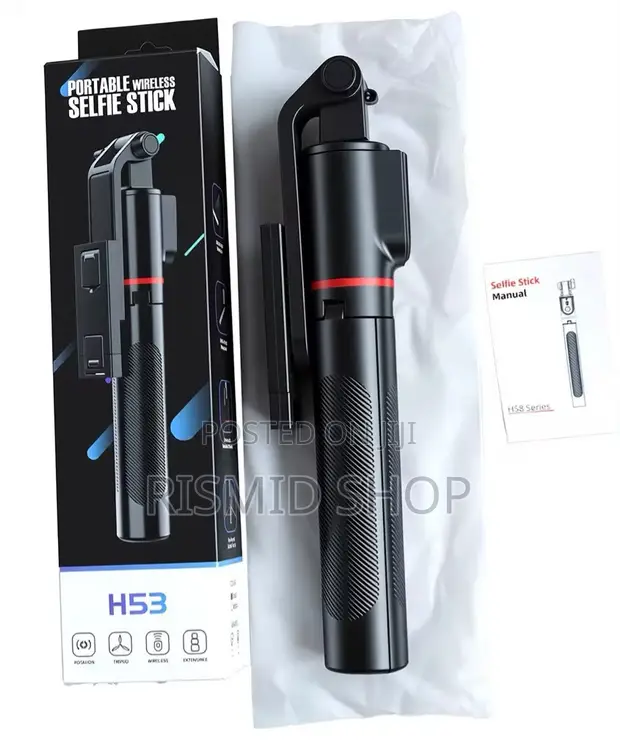 H53 Portable Wireless Selfie Stick Tripod - 1