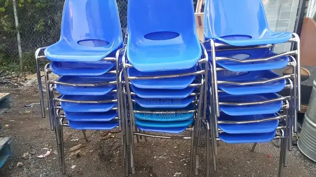 Foreign Industrial Plastic Chairs - 1