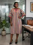 Ladies Hand-Made Fugu Smock Dress - 3