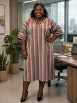 Ladies Hand-Made Fugu Smock Dress - 4