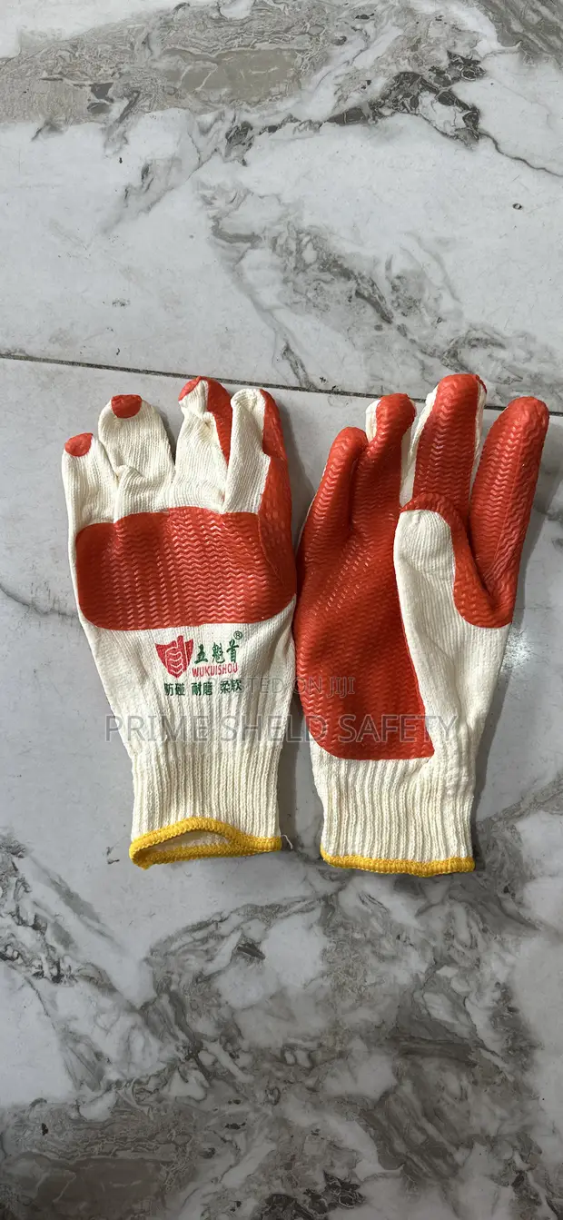 Yellow Heavy-Duty Safety Gloves - 1