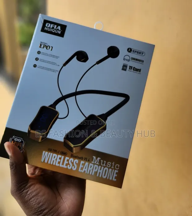 Neckband Wireless Headphones with High Sound Quality - 1