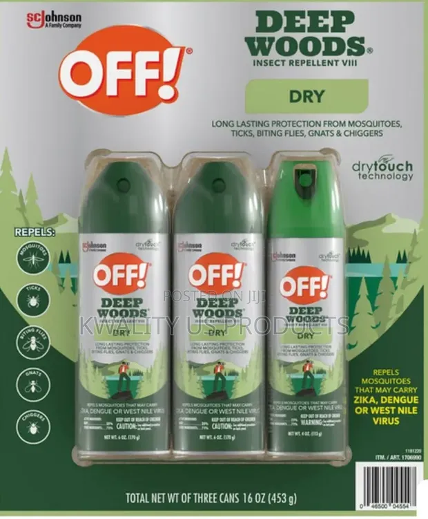 OFF Deep Woods Insect Repellent - 3 Pack - 1