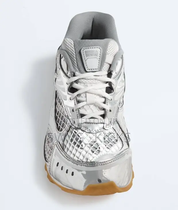 Bottega Veneta Orbit Silver/White Sneakers - 1