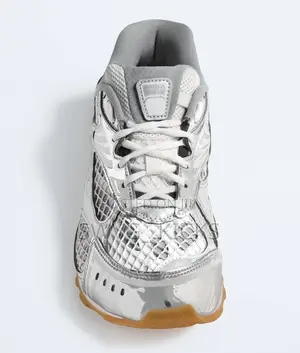 Bottega Veneta Orbit Silver/White Sneakers