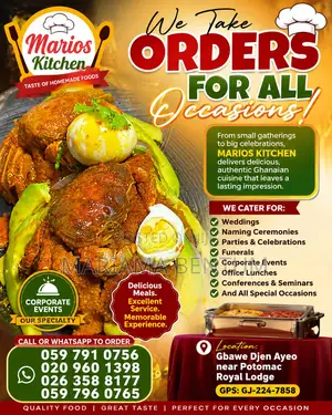 Mario's Kitchen: Homemade Ghanaian Food