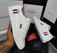 Tommy Hilfiger Low White Perforated Casual Sneakers - 2
