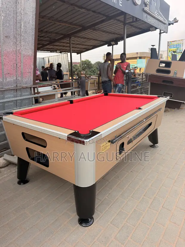 Standard Coin Operated Pool Table with Marble Slate - 1