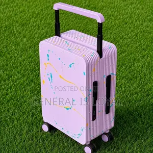 Peach Hand Luggage 8kg Traveling Bag with Lock