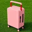 Peach Hand Luggage 8kg Traveling Bag with Lock - 2