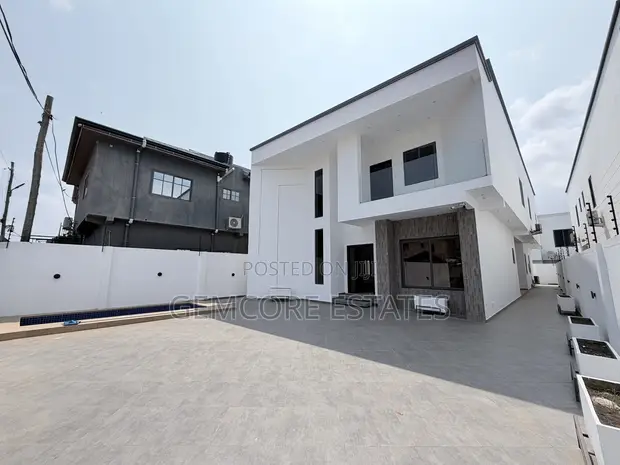 4 Bedroom House with BQ & Pool in School Junction, Ashaley Botwe - 1