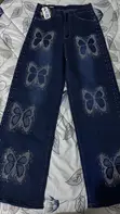 Women's Wide Leg Jeans - Size 32 - 1