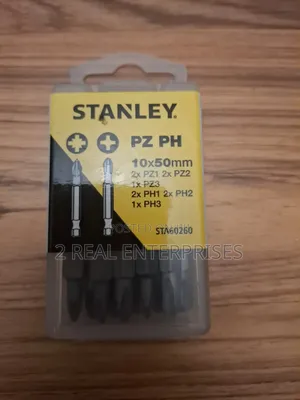 Stanley 10-Piece 50mm Screwdriver Bit Set (PZ/PH)