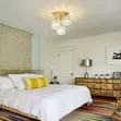 Modern Semi Flush Mount Crystal Ceiling Light - 1