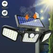 3-Mode PIR Motion Sensor Outdoor LED Solar Light - 2
