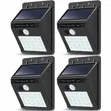 4pcs Waterproof Outdoor LED Solar Lights - 1