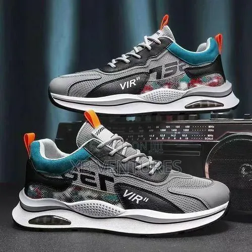 Men's Breathable Mesh Casual Sneakers - 1