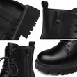 Women's Casual Platform Ankle Combat Boots - 3
