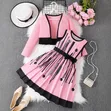 Girls Dresses with Long Sleeve Jacket (6-12 Years) - 2