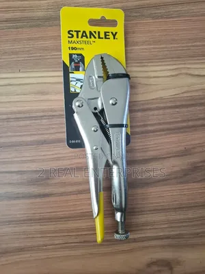 Stanley MaxSteel Curved Jaw Locking Pliers 190mm