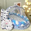 Baby Foam Bed with Spiral Bumper - 1