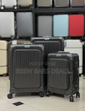 Premium Quality 3-Set Zipless Aluminum Suitcase with Laptop Pocket